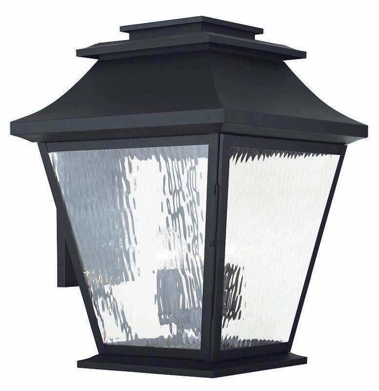 Hathaway Five Light Outdoor Wall Lantern BlackOutdoor wall sconces with motion sensor