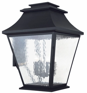 Hathaway Six Light Outdoor Wall Lantern BlackOutdoor wall sconces with motion sensor