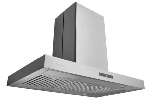 Hauslane IS700SS30 Hauslane 30 In. Convertible Island Range Hood With Dual Controls, Led, Baffle Filter In Stainless Steel