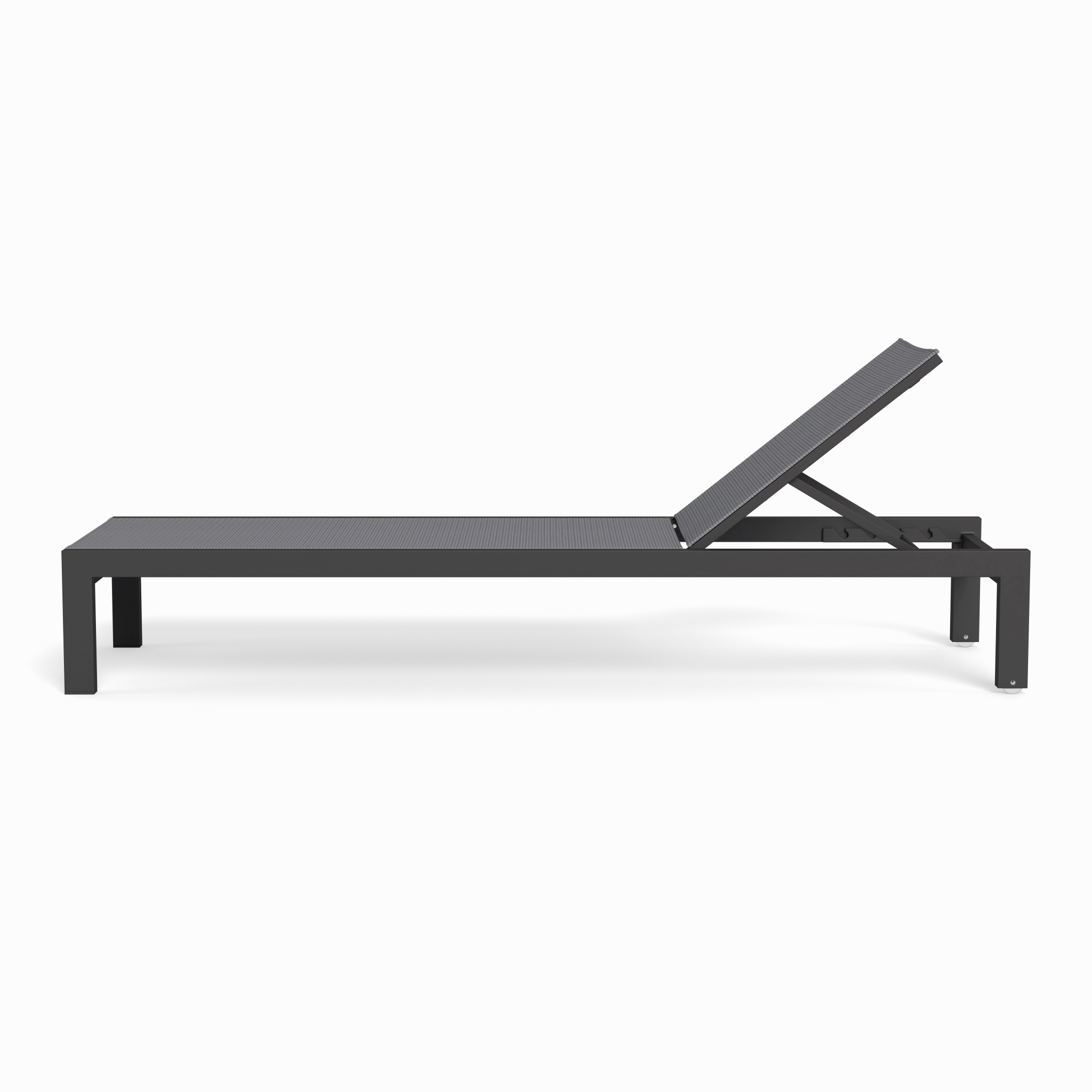 Hayman Aluminum Mesh Sun LoungePatio reclining sun chair