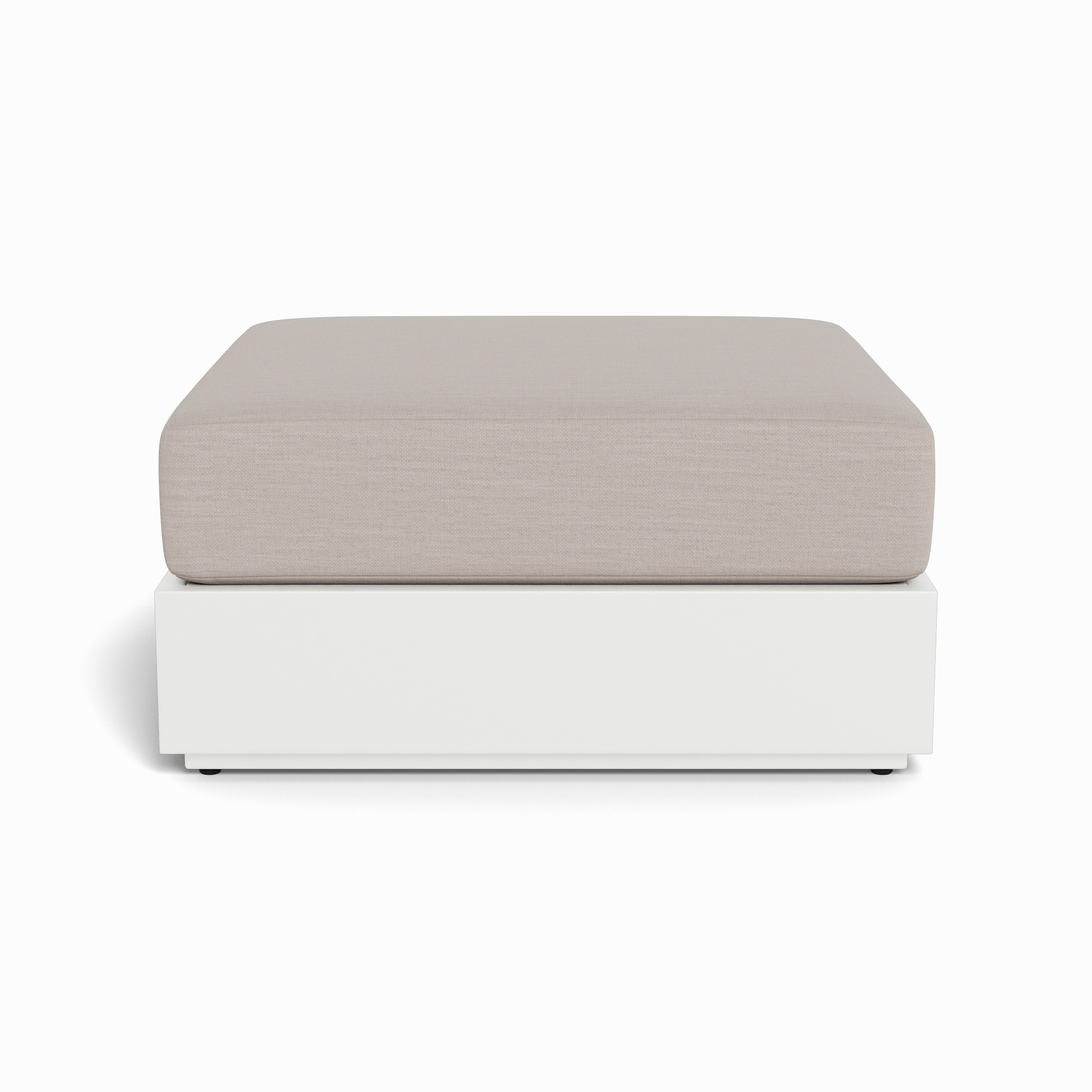 Hayman Aluminum Ottoman