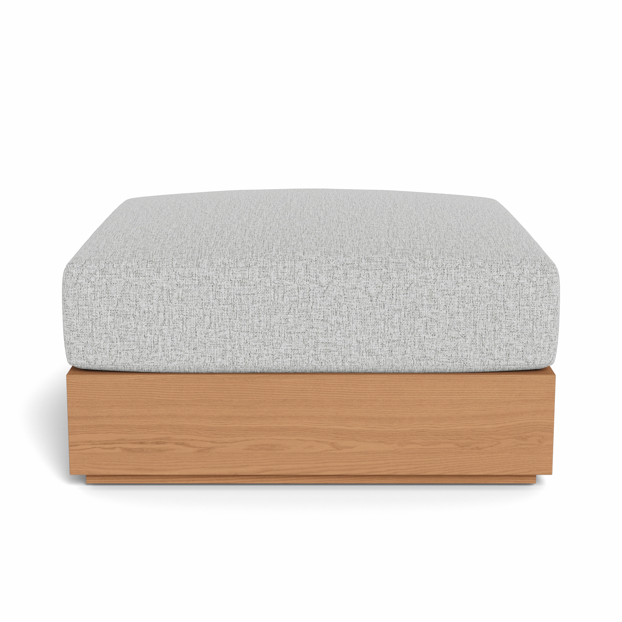 Hayman Teak Ottomanoutdoor ottoman footstool