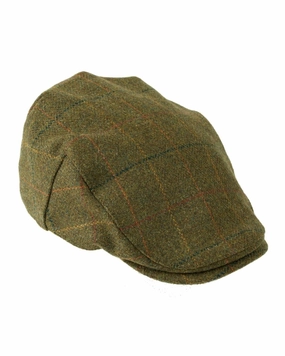 Heather Kinloch Waterproof Tweed Flat Cap Clearance Savings Now