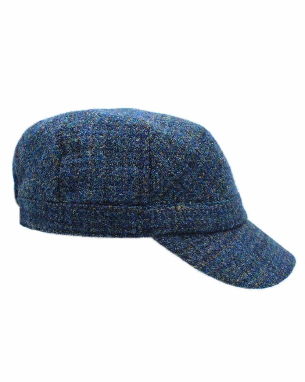Heather Rhona Harris Tweed Cadet Cap Hot Sale Today
