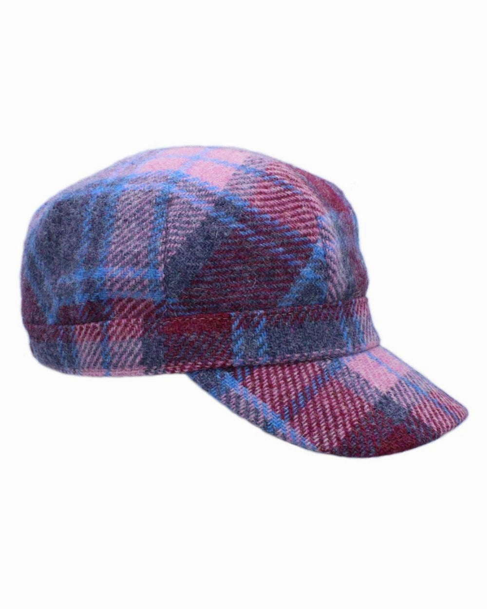 Heather Rhona Harris Tweed Cadet Cap Hot Item Clearance