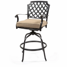 Heritage Swivel Barstoolrust-proof wrought iron garden set