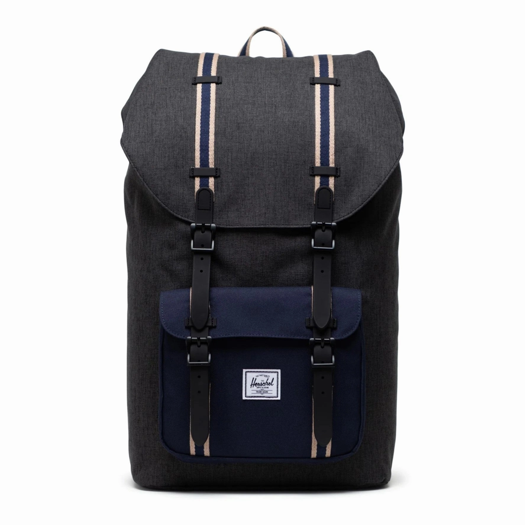 Herschel Little America Backpack - Black Crosshatch/Peacoat Shop Grab Savings Today Only Hot Pick