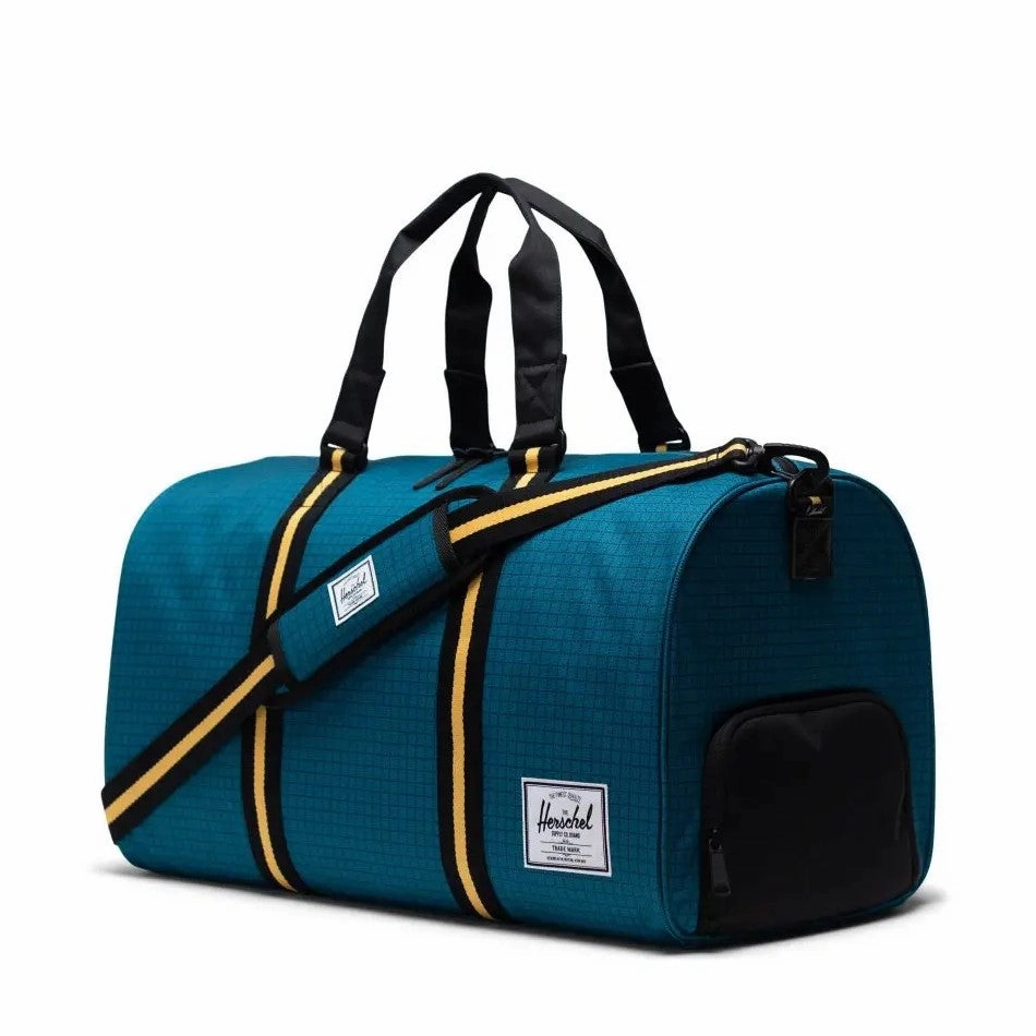 Mega Online Discount Herschel Novel Duffle - Harbour Blue Grid