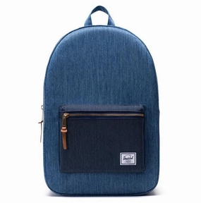 Sale Ending Soon Herschel Settlement Backpack - Faded/Dark Denim