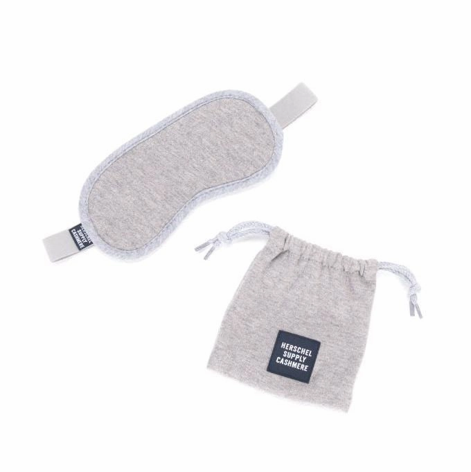 Shop Todays Picks Herschel Supply Co. Cashmere Eye Mask - Heathered Grey