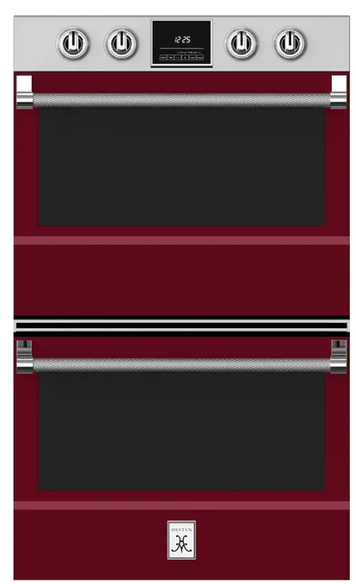 Hestan KDO30BG 30" Double Wall Oven - Burgundy / Tin Roof
