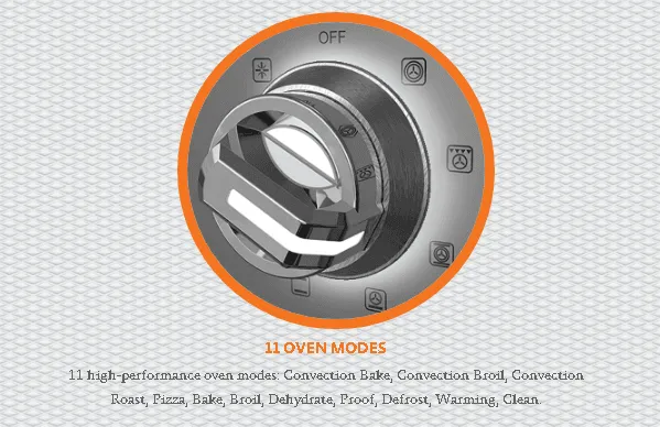 Hestan KDO30OR 30" Double Wall Oven - Orange / Citra