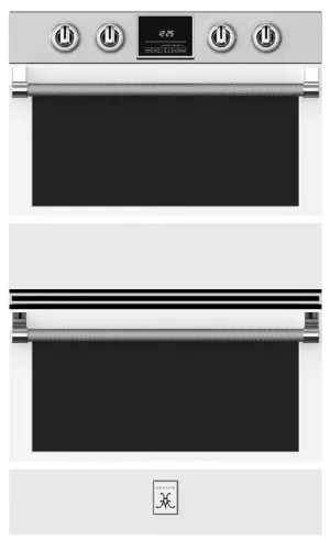 Hestan KDO30WH 30" Double Wall Oven - White / Stealth