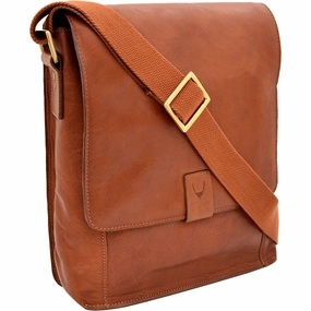 Price Drop Today Mega Sale Now Hidesign Aiden Leather Medium Crossbody Messenger Tan