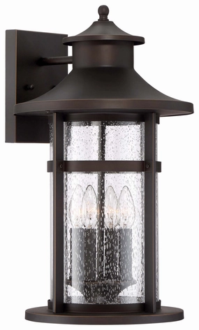 Highland Ridge Four Light Outdoor Wall Mount Oil Rubbed Bronze W/ Gold HighOutdoor wall sconces with motion sensor