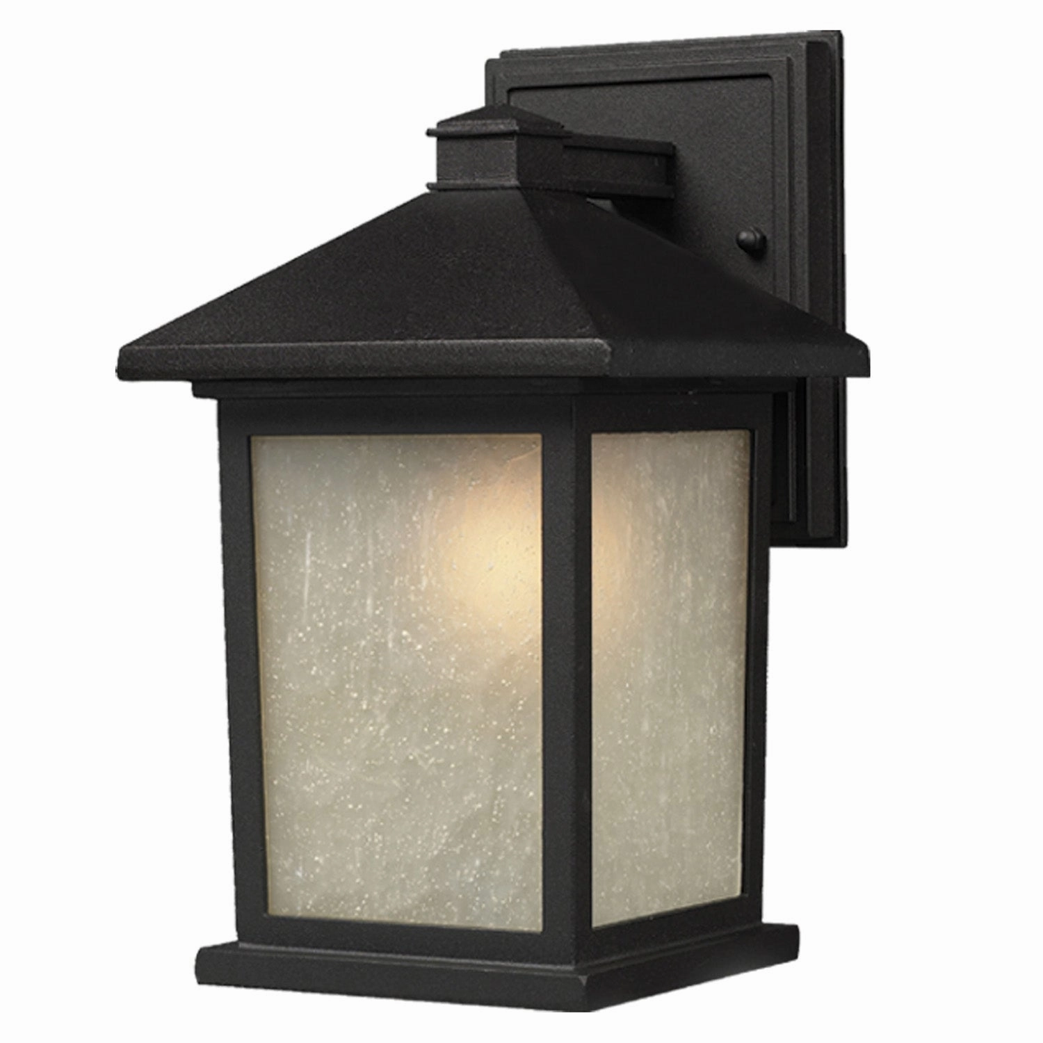 Holbrook One Light Outdoor Wall Light BlackOutdoor wall sconces with motion sensor