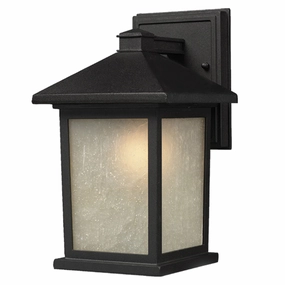 Holbrook One Light Outdoor Wall Light BlackOutdoor wall sconces with motion sensor