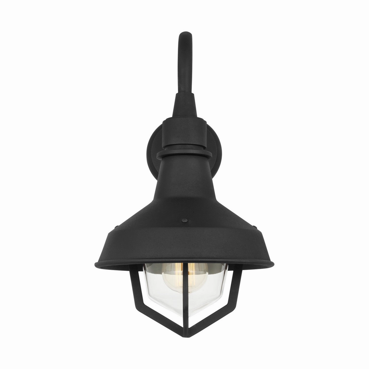 Hollis One Light Outdoor Wall Sconce Textured BlackOutdoor wall sconces with motion sensor