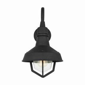 Hollis One Light Outdoor Wall Sconce Textured BlackOutdoor wall sconces with motion sensor