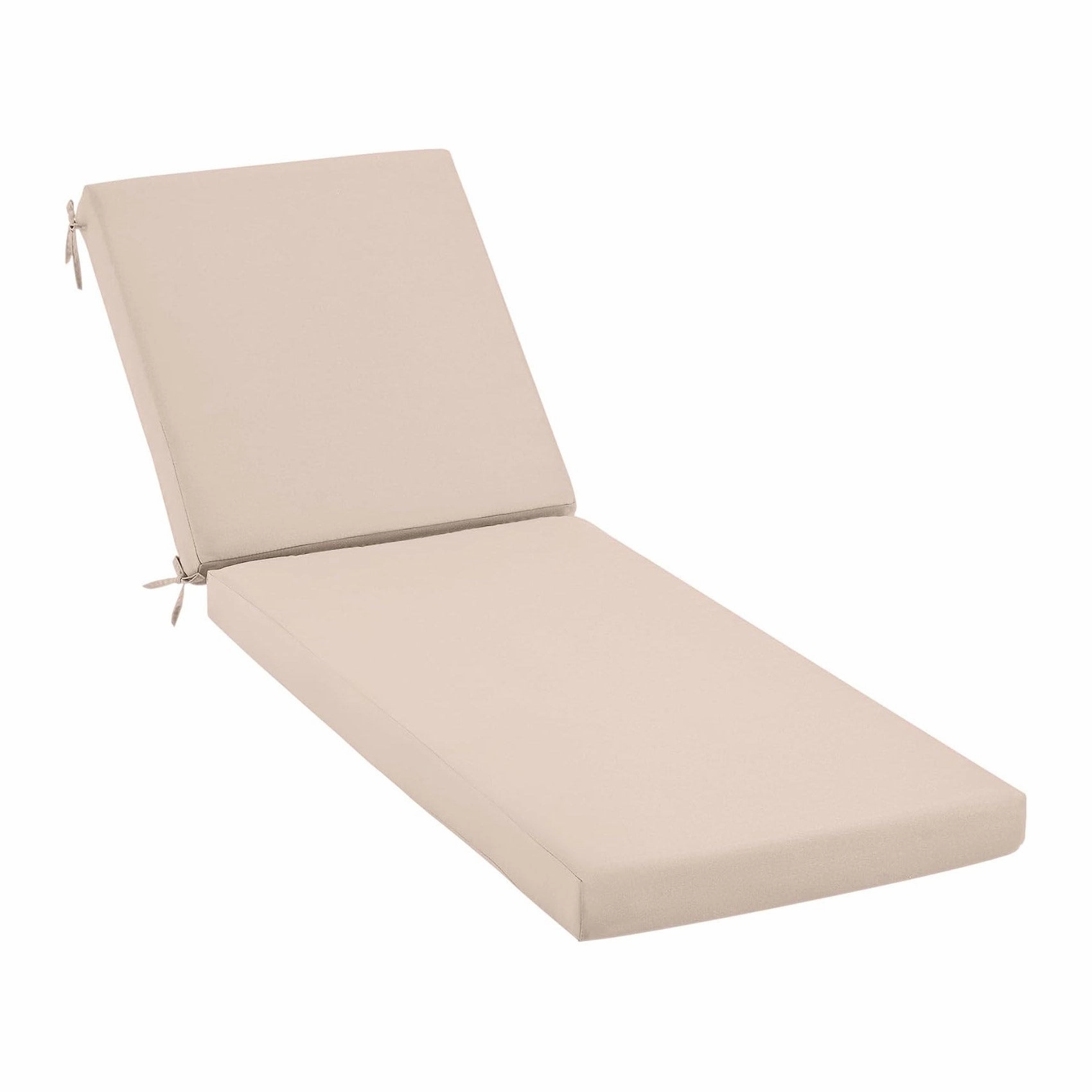 HOMREST Outdoor Lounge Chair Cushion Replacement, Khaki