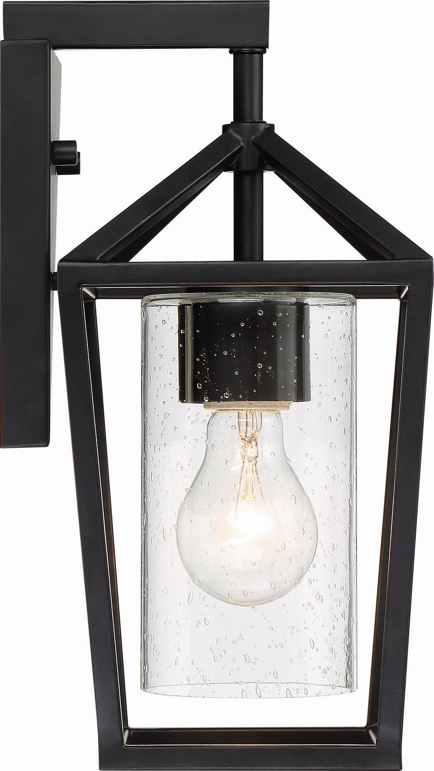 Hopewell One Light Outdoor Wall Lantern Matte Black