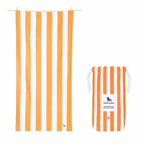 Shop the Savings Shop Grab Savings Dock & Bay Beach Towel Cabana Collection Xl 100% Recycled Ipanema Orange
