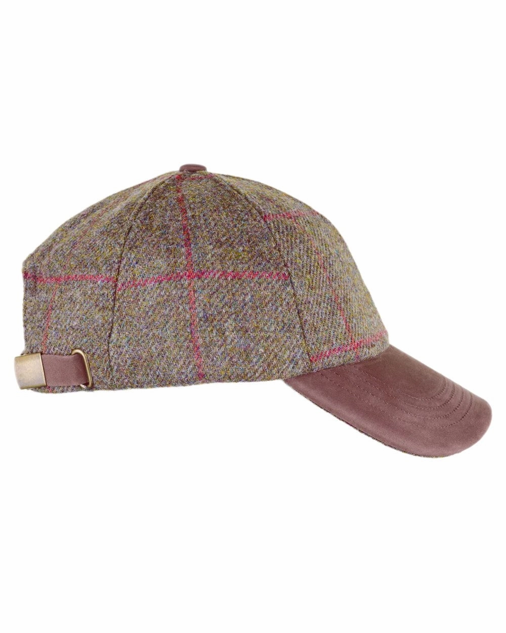 Heather Tyndrum British Tweed Leather Peak Baseball Cap Daily Hot Deal Special Price Today