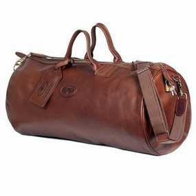 Today Only Savings Melvill & Moon Leather Short Safari Duffel Bag | Brown