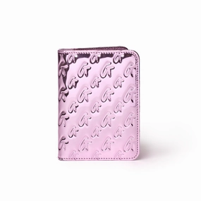 Metallic Monogram Passport Holder - Metallic Pink Exclusive Holiday Deal