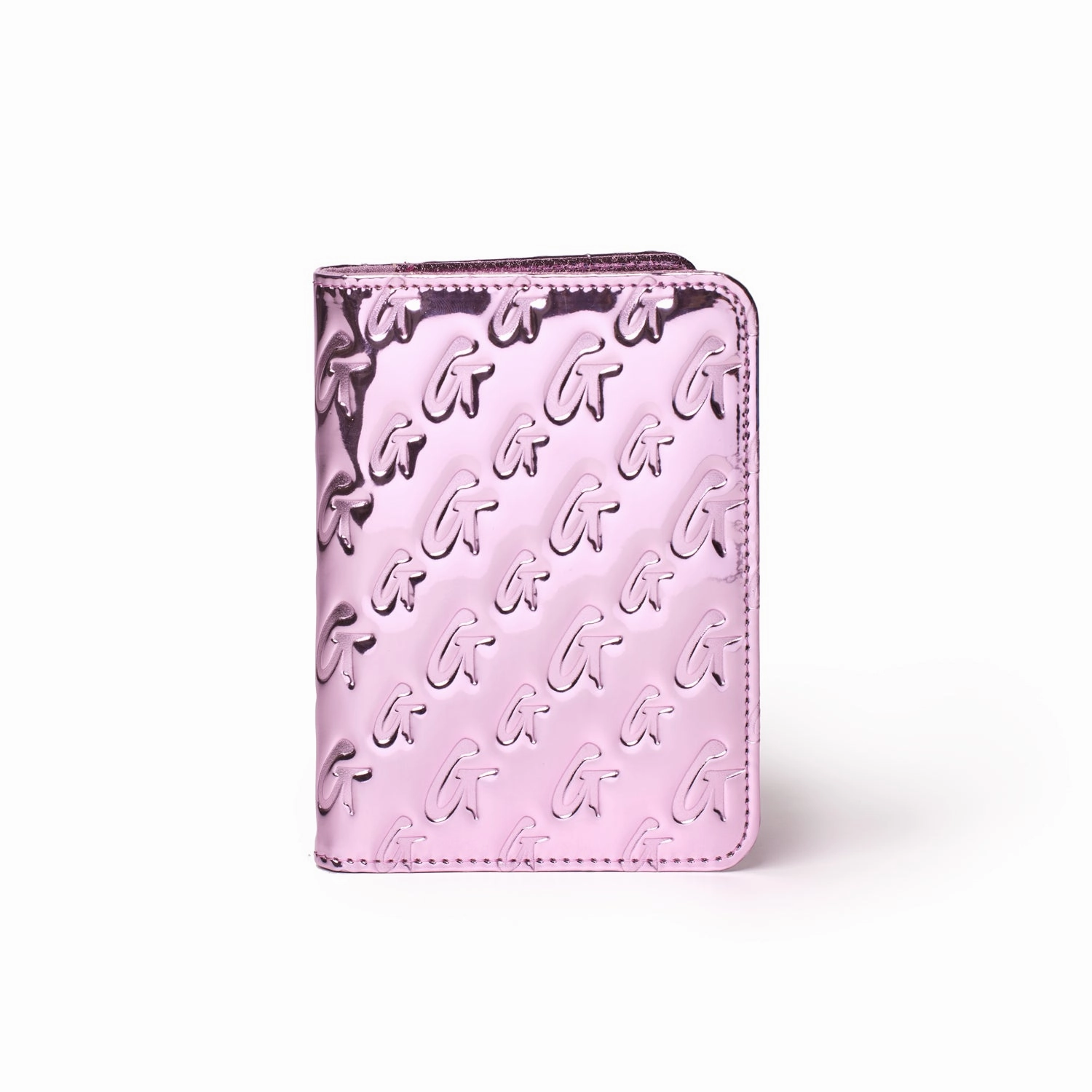 Metallic Monogram Passport Holder - Metallic Pink Exclusive Holiday Deal