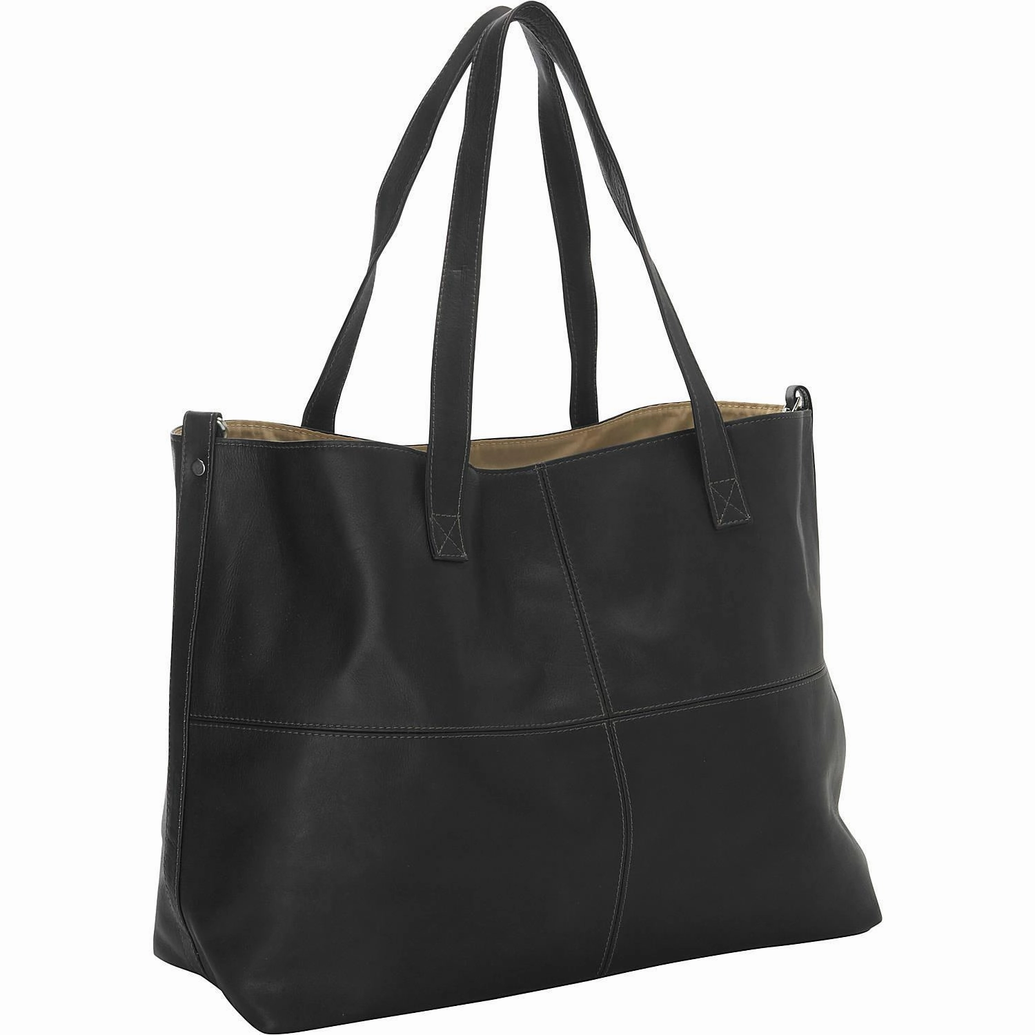 Piel Leather Large Open Multi-Purpose Tote Todays Steal