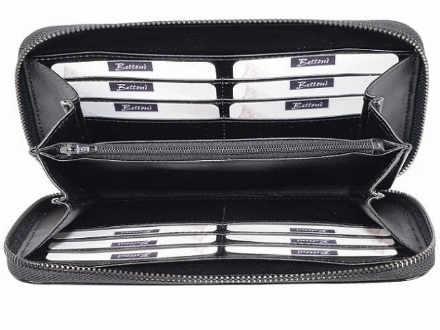 Adpel Leather Purse - 12Cc Holder Leather Purse | Black Special Steal Event