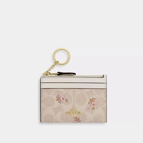 Hot Picks Today Dont Miss Big Savings Coach Outlet Mini Skinny Id Case In Signature Canvas With Floral Print