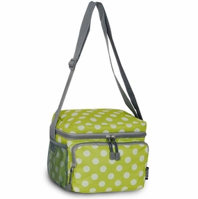 MustHave Deals Everest Cooler Lunch Bag - Lime/White Dot