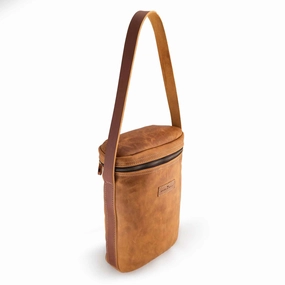 Shop Save Big Hot Offer Frenzy Bark And Mill Leather Wine Cooler