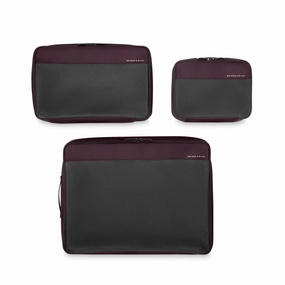 Check-In Compression Packing Cube Set - Plum Limited Stock Offer