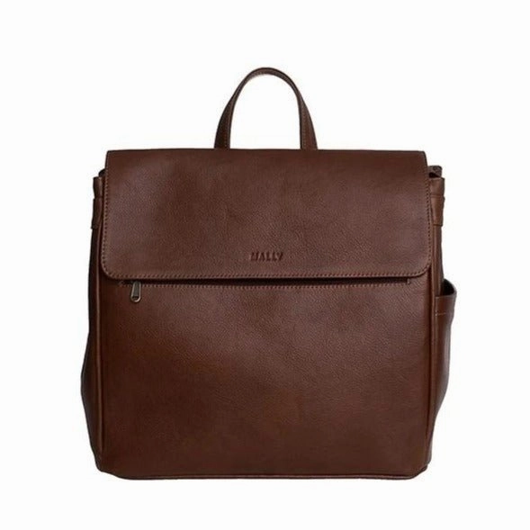 Mally Bebe Leather Baby Backpack | Saddle Special Deals Online