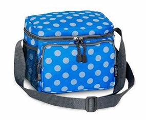 Everest Cooler Lunch Bag - Blue/White Dot Save More Online