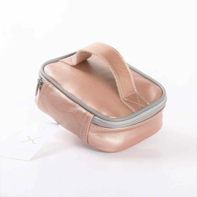 Thandana Metallic Leather Single Toiletry Case Gift Sale Event