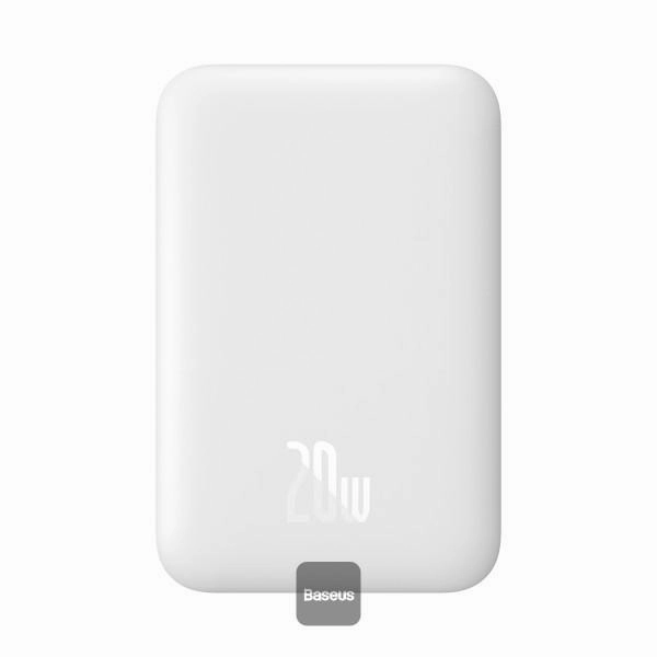 Baseus Magnetic Power Bank 20W 6000Mah - White Trending Today Steal Gift Sale Event