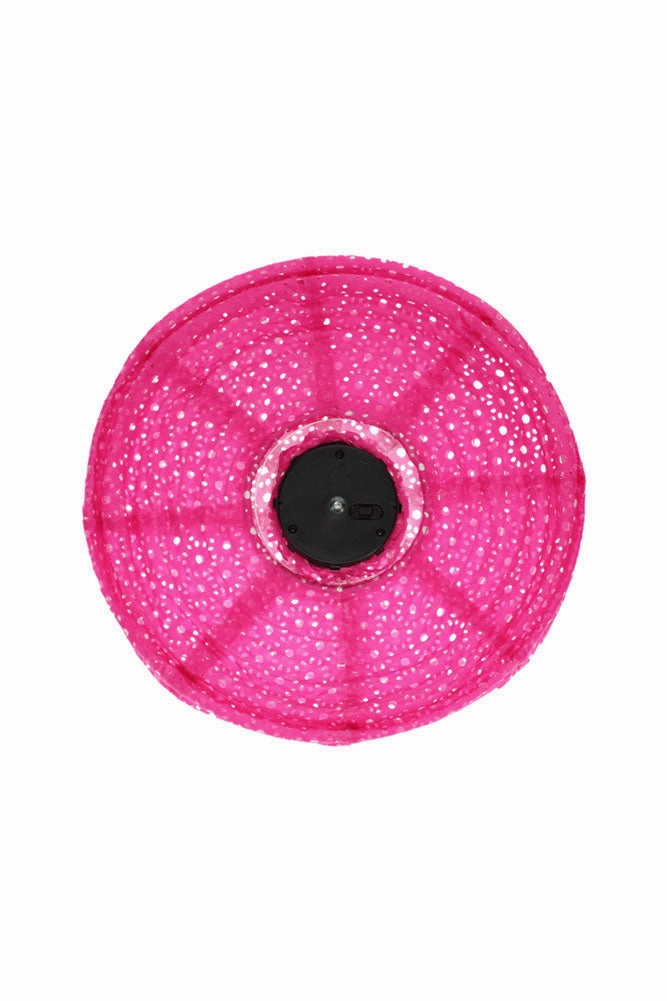 Hot Pink Hanging Outdoor Solar Lantern