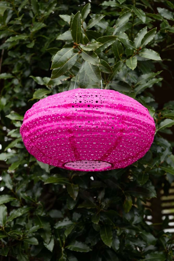 Hot Pink Hanging Outdoor Solar Lanternoutdoor patio dining furniture set