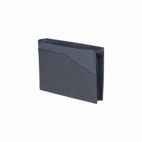 Renato Borzatta Leather Men'S Bifold Wallet Blue Todays Hot Pick Dont Miss This Deal