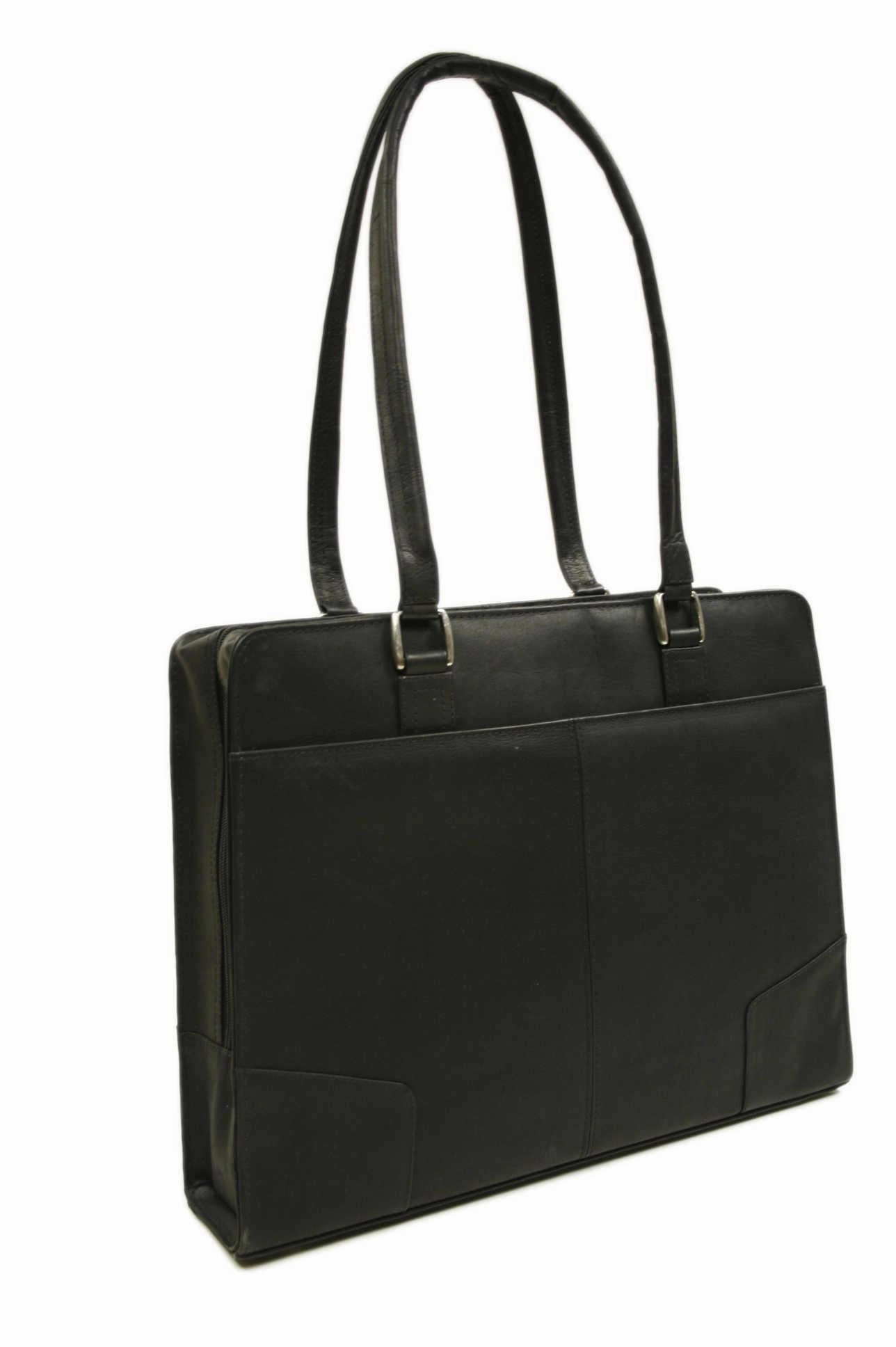 Clearance Event Piel Leather Laptop Shoulder Tote