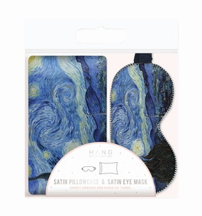 Satin Pillow & Eye Mask Set Grab Your Deal Today