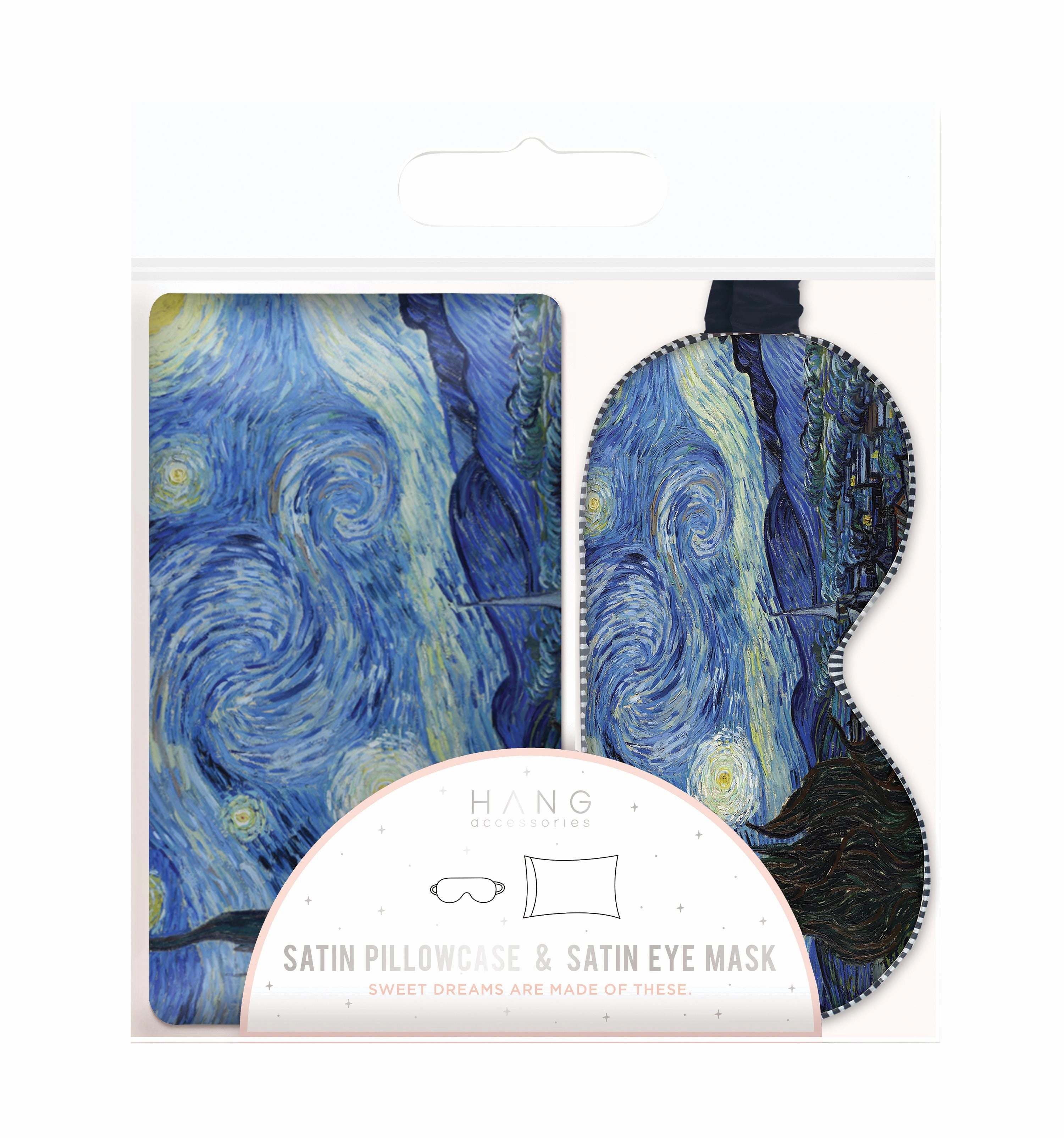 Satin Pillow & Eye Mask Set Grab Your Deal Today