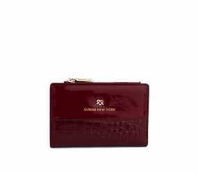 Dont Miss This Steal Gunas New York Madison Cherry Vegan Leather Wallet