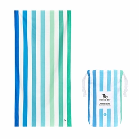 Dock & Bay Beach Towel Cabana Collection L 100% Recycled Endless River Special Offer Inside