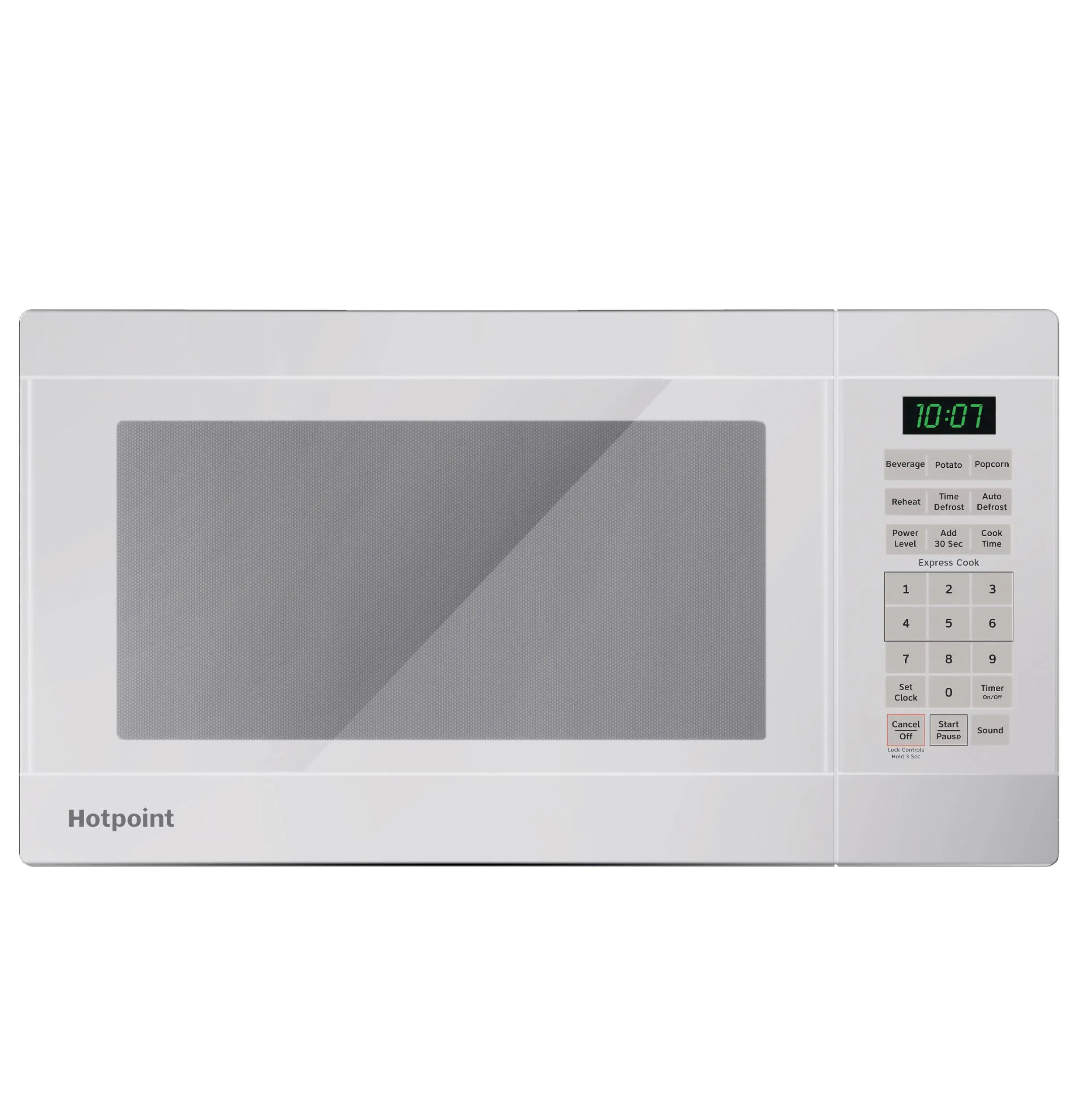 Hotpoint RES1072DTWW Hotpoint? 0.7 Cu. Ft. Capacity Countertop Microwave Oven