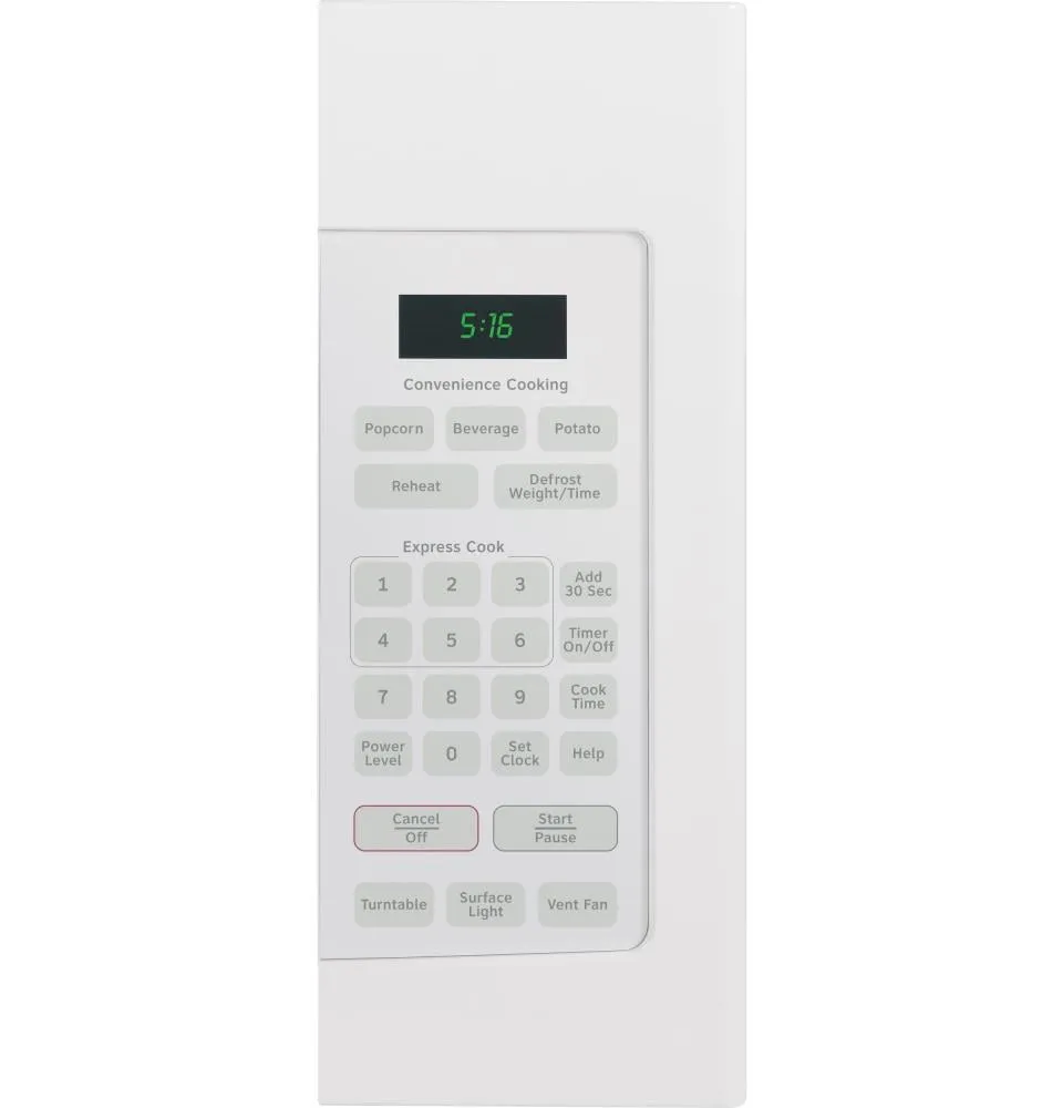 Hotpoint RVM5160DHWW Hotpoint? 1.6 Cu. Ft. Over-The-Range Microwave Oven